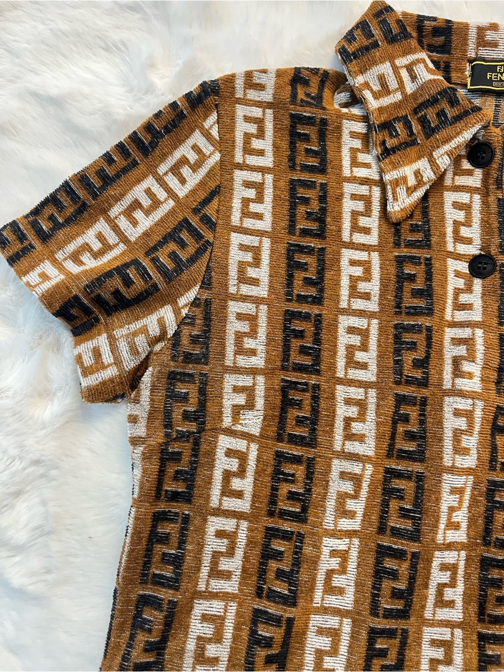 FENDI Monogram Polo Shirt (FINAL SALE) - Picture 4 of 7
